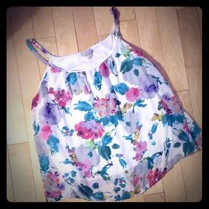 Women's Floral Tank Top